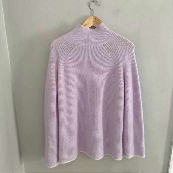 Malene Birger Ellison Pullover Sweater Wool Alpaca Lilac XS - Picture 5 of 7